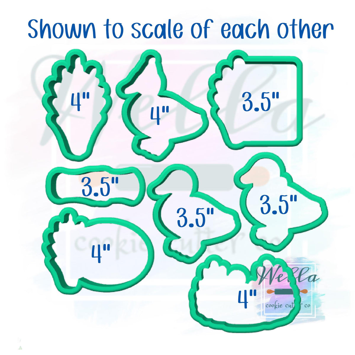 Mallard Duck Cookie Cutters