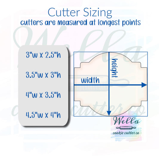 Plaque Wyatt Cookie Cutter