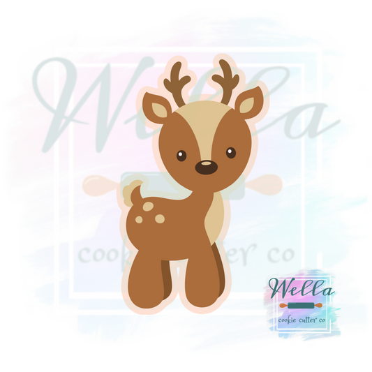 Deer Standing Cute Woodland Cookie Cutter