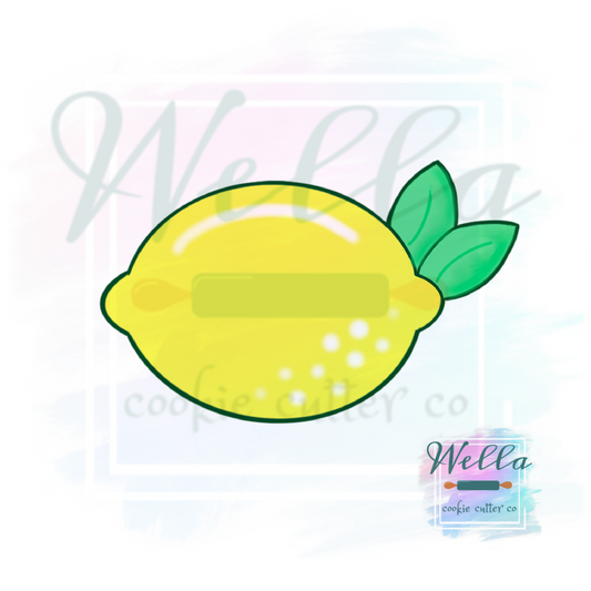 Lemon with Leaves Cookie Cutter