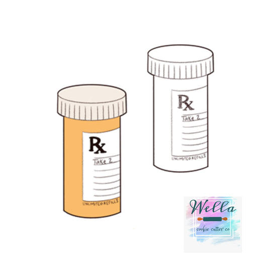 Prescription Bottle Cookie Cutter
