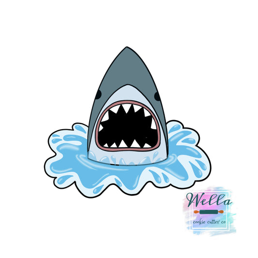 Shark Splash Cookie Cutter
