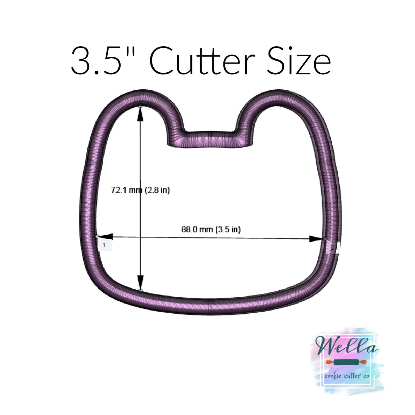 Woodland Cookie Cutter, Bear Face Cookie Cutter, Panda Cookie Cutter, Skunk Cookie Cutter, Wild Animal Cookie Cutter