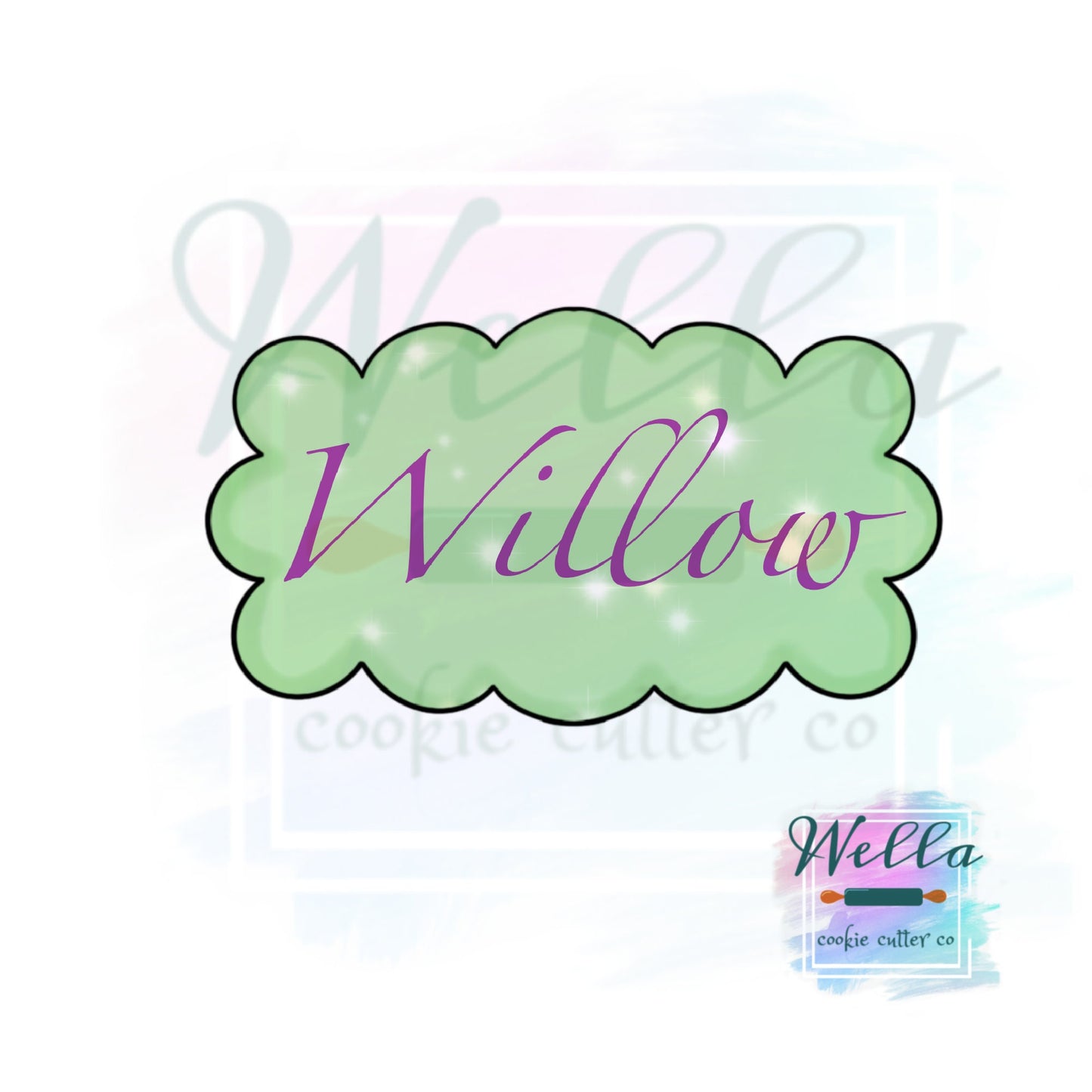 Plaque Willow Cookie Cutter