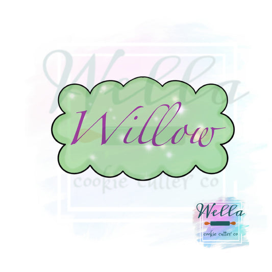 Plaque Willow Cookie Cutter
