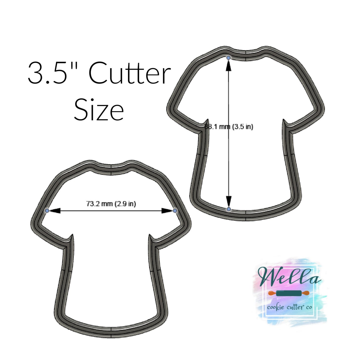 Scrub Top Nurse Vet T-shirt Cookie Cutter