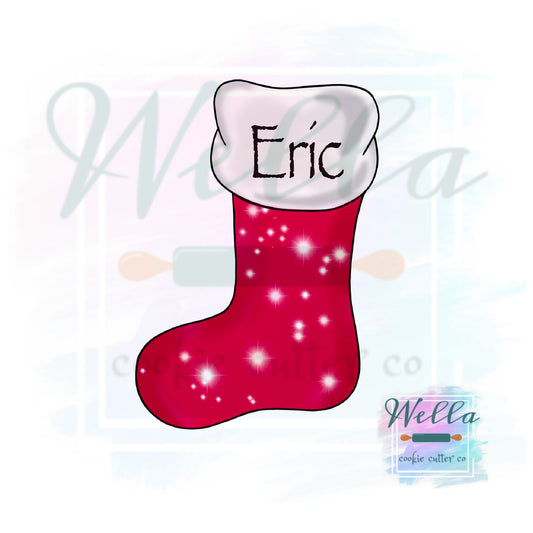 Christmas Skinny Stocking Cookie Cutter