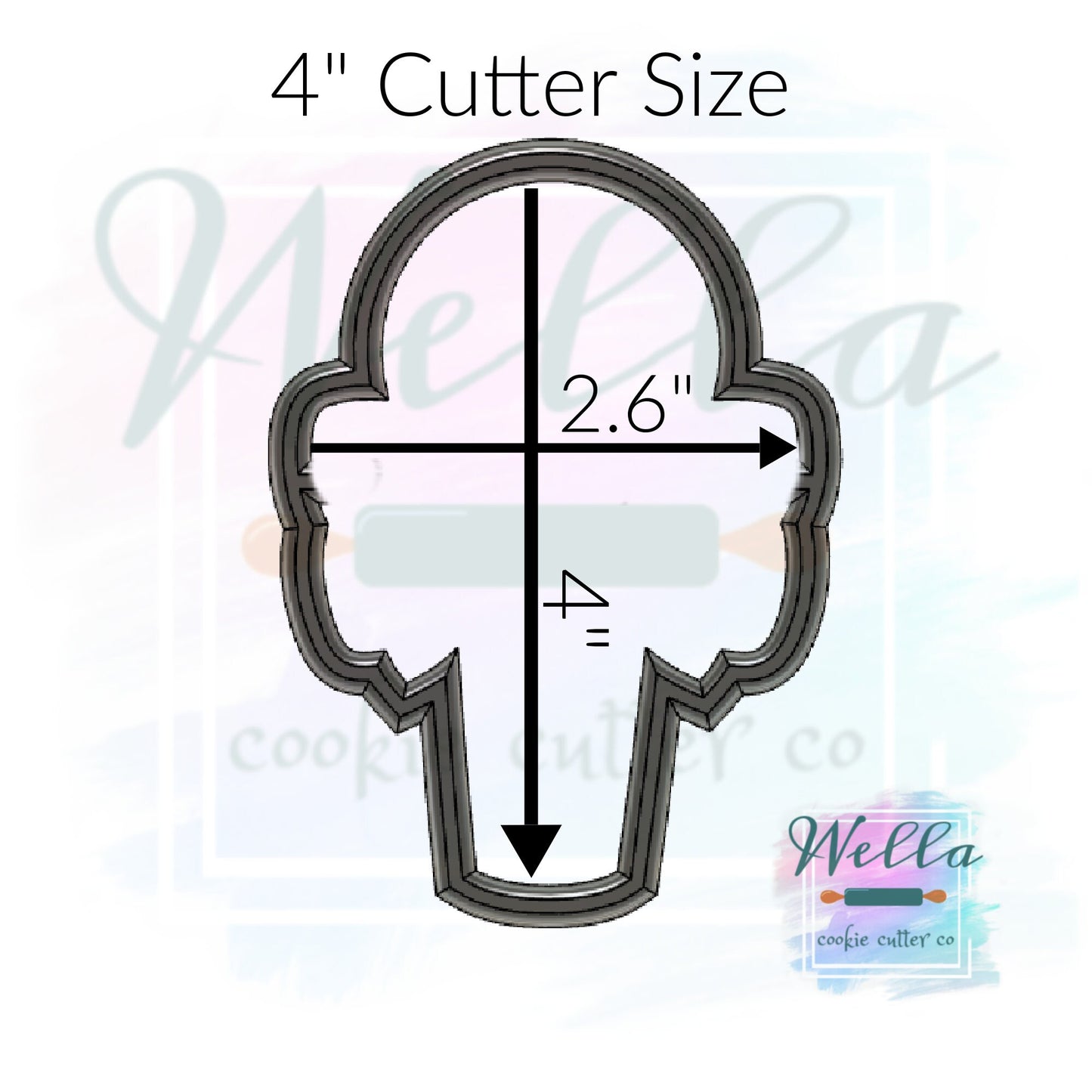 Microphone with Bow Cookie Cutter