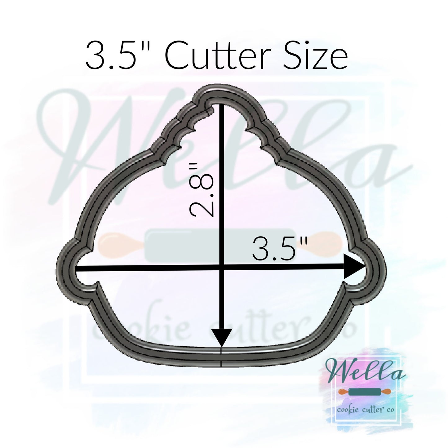 Whole Fruit Pie Cookie Cutter