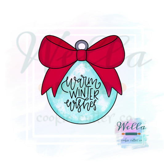 Ornament with Bow Cookie Cutter