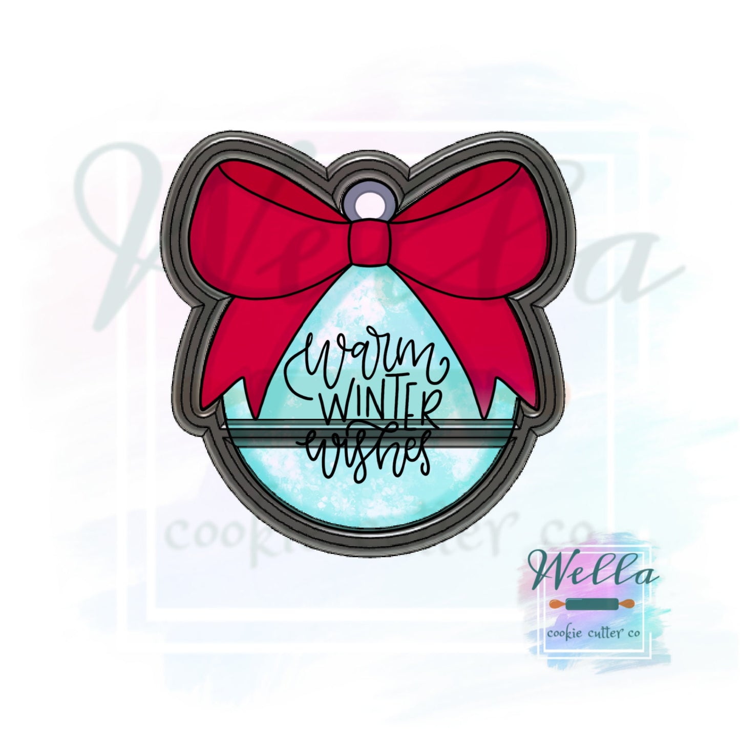 Ornament with Bow Cookie Cutter