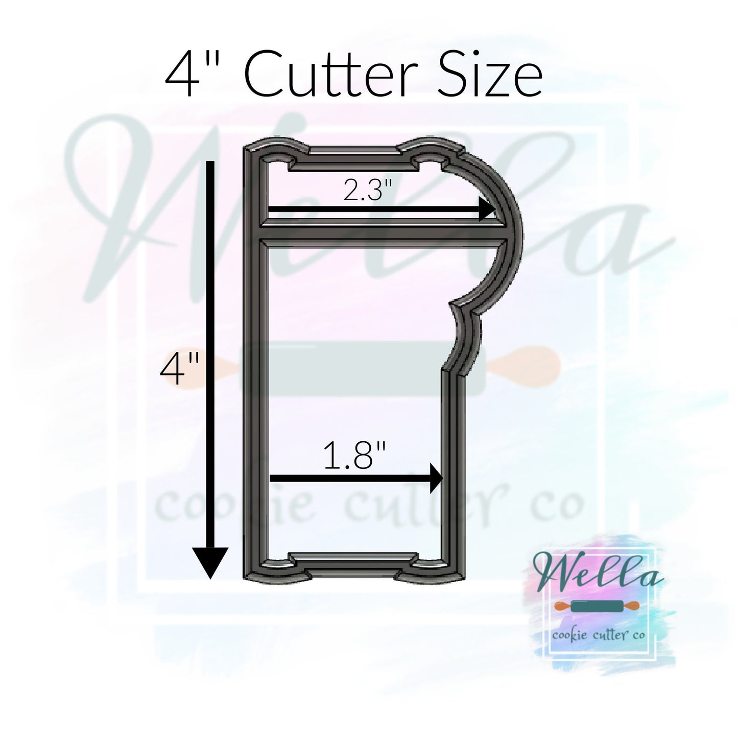 Blanket Ladder with Wreath Cookie Cutter