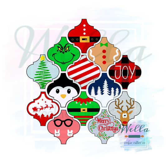 Plaque Tile Cookie Cutter, Christmas Cookie Cutter, Plaque Cookie Cutter