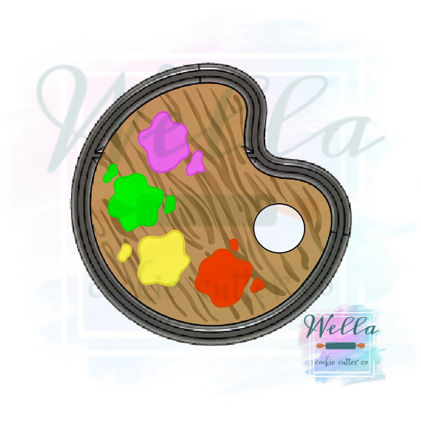 Paint Palette Art Cookie Cutter