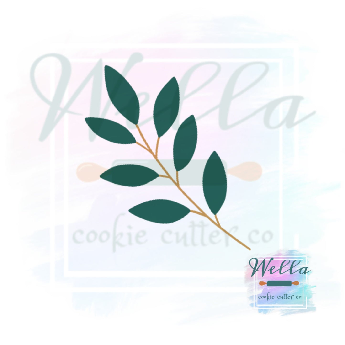Branch with Leaves Cookie Cutter