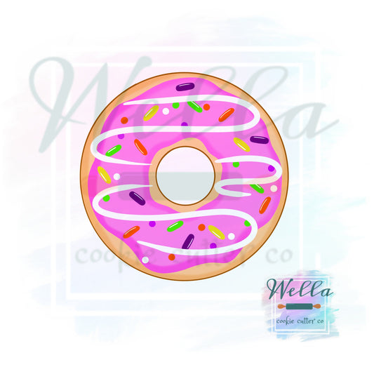 Donut with Cut Out Cookie Cutter