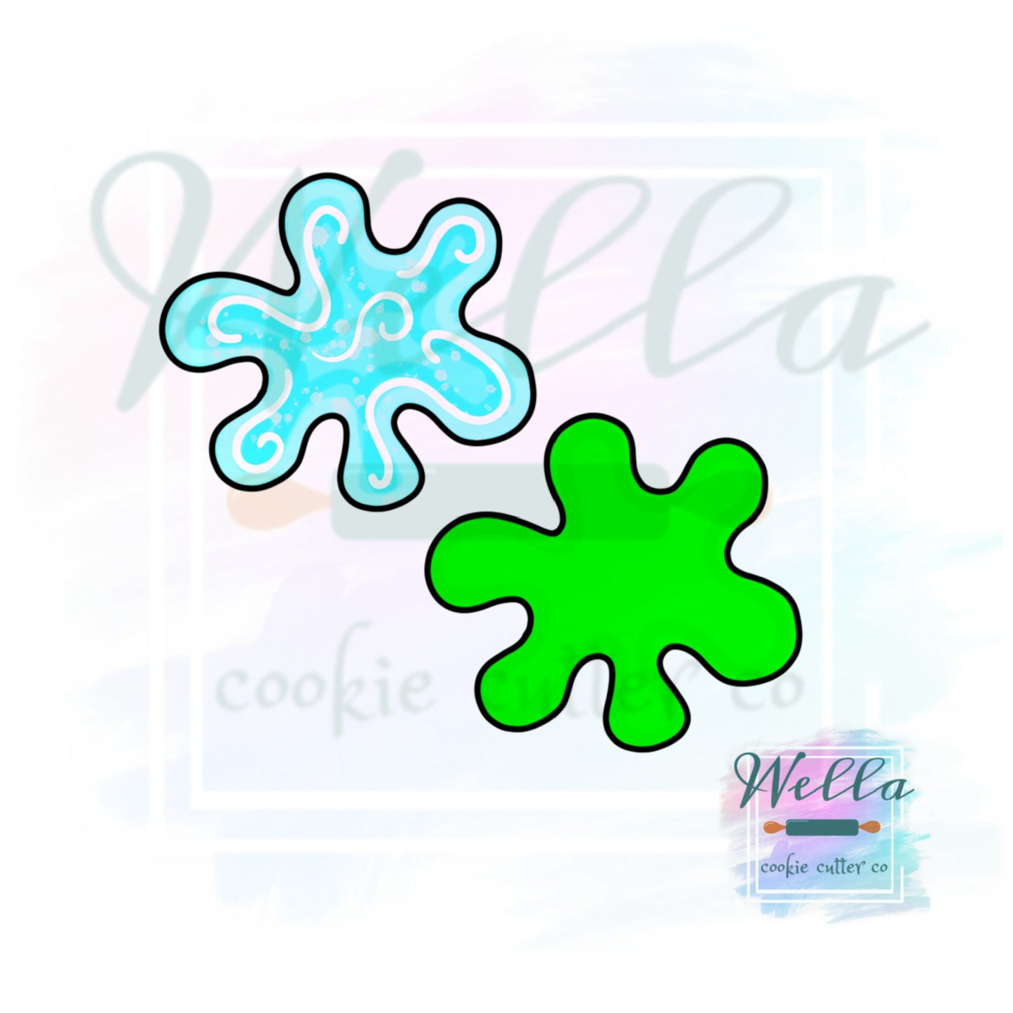 Paint or Water Splat Cookie Cutter
