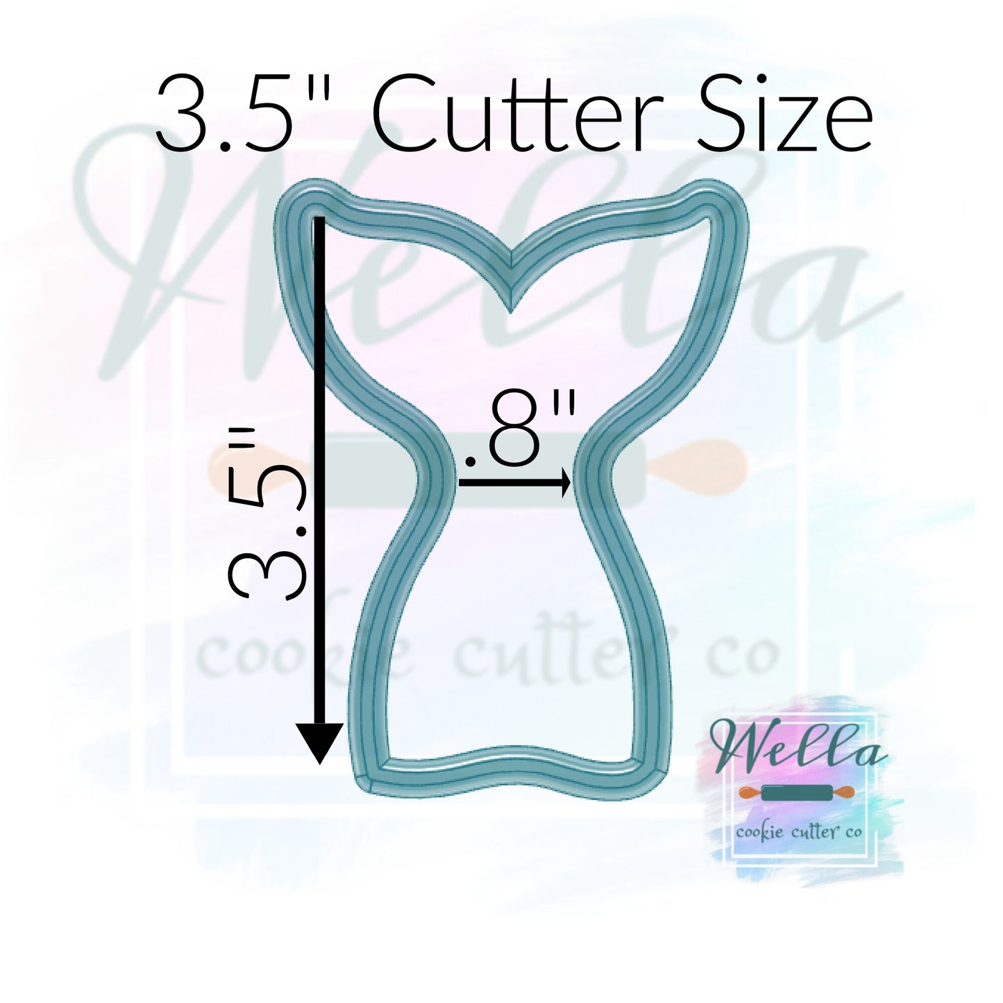 Mermaid Tail Cookie Cutter