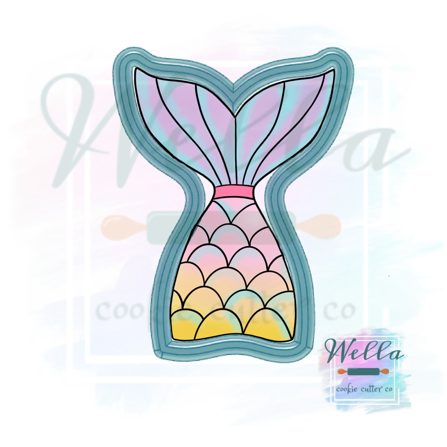 Mermaid Tail Cookie Cutter
