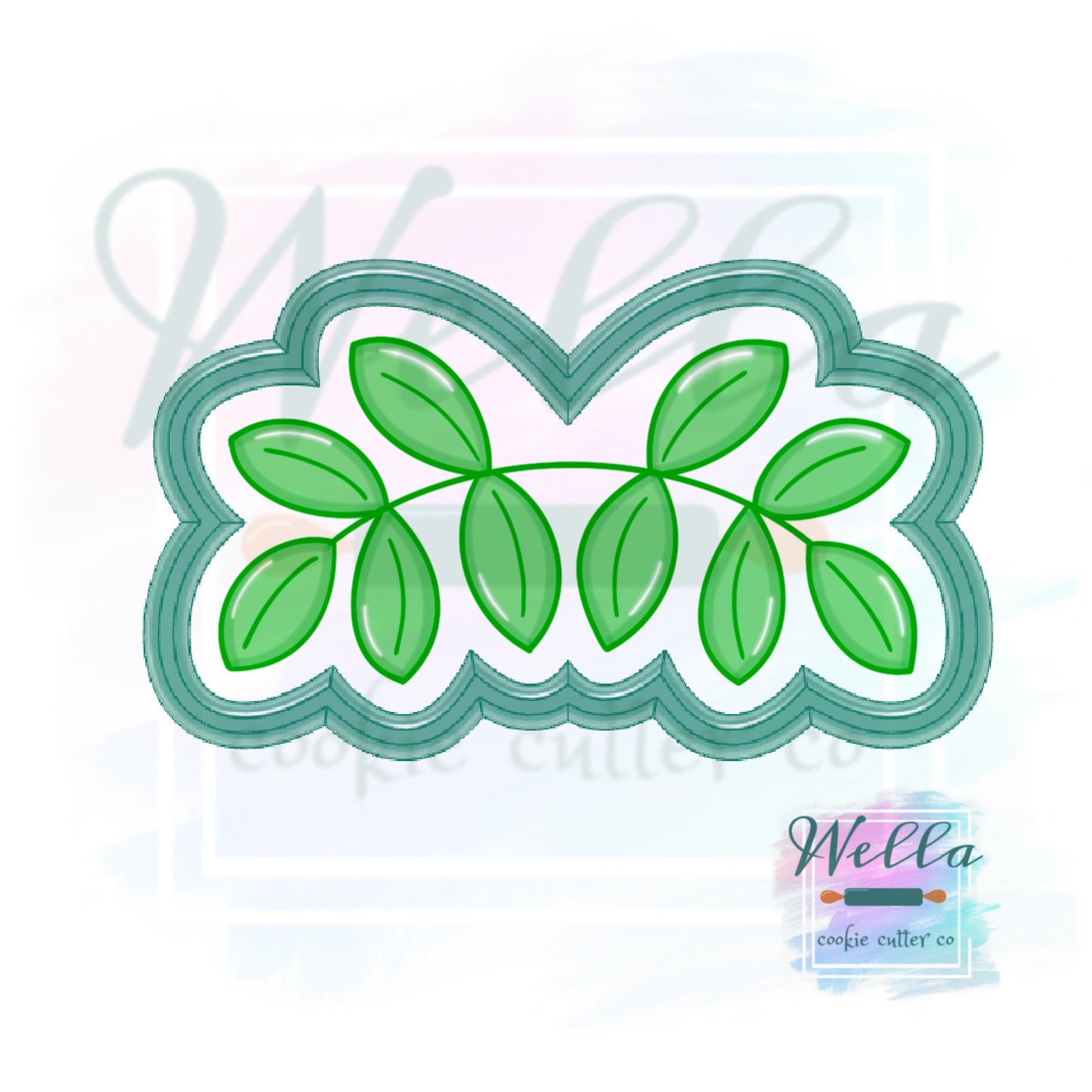 Double Leaf Cookie Cutter