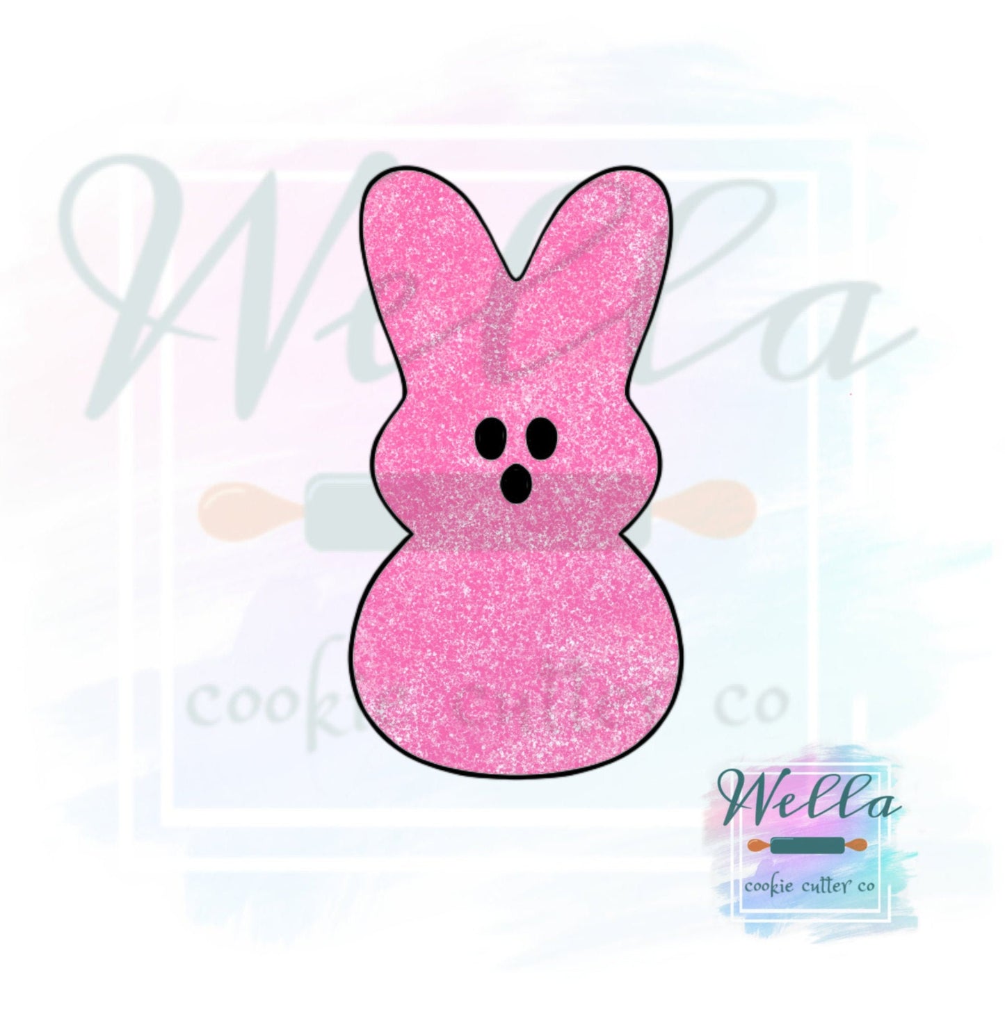 Marshmallow Candy Bunny Cookie Cutter