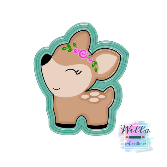 Cute Fawn Woodland Cookie Cutter