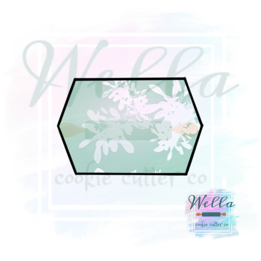 Stretched Long Hexagon #1 Cookie Cutter