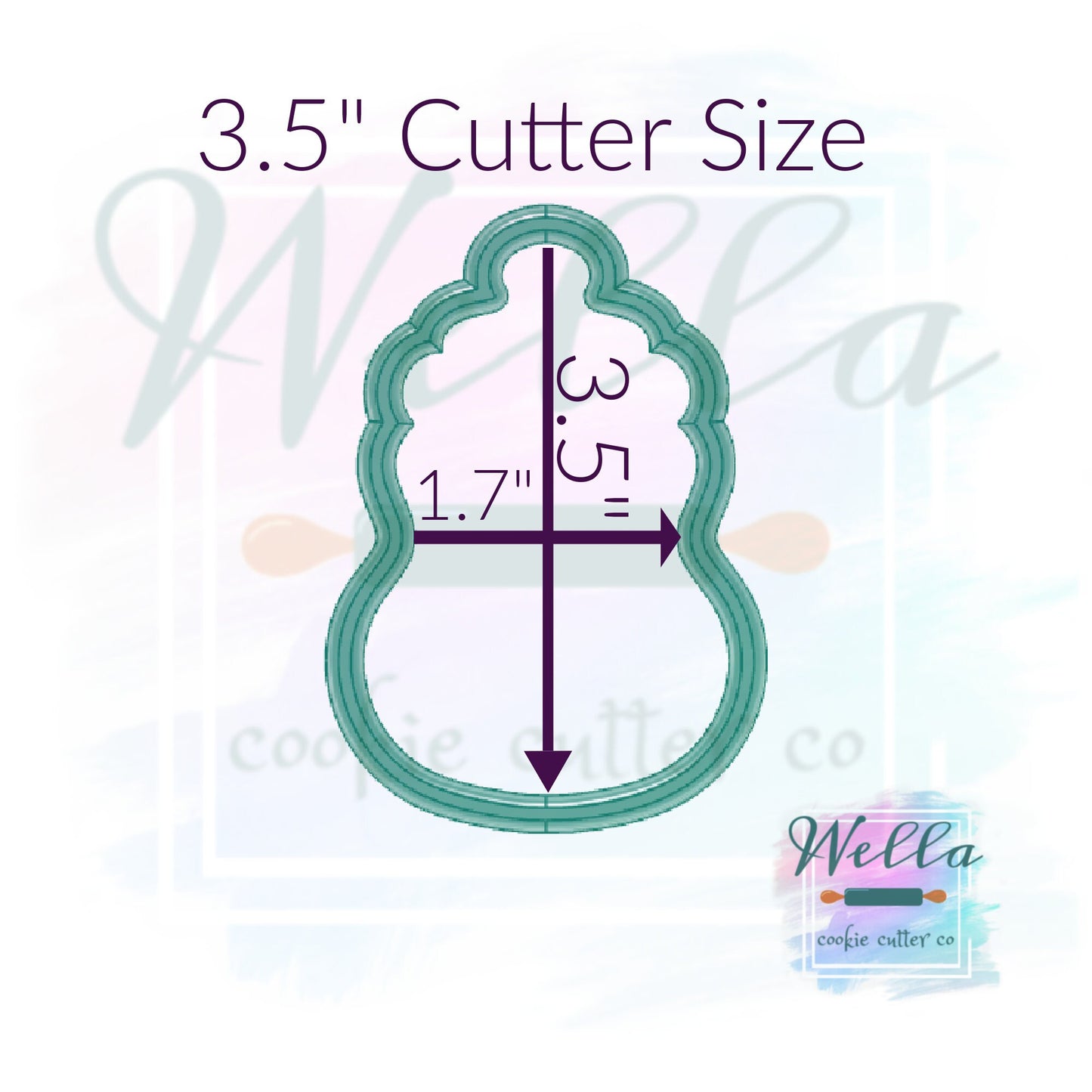 Baby Bottle Curvy Cookie Cutter