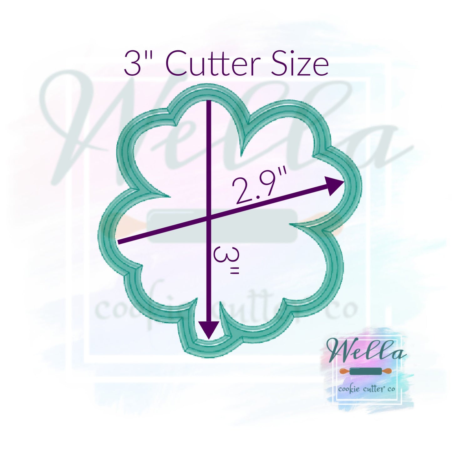 Four Leaf Clover Cookie Cutter