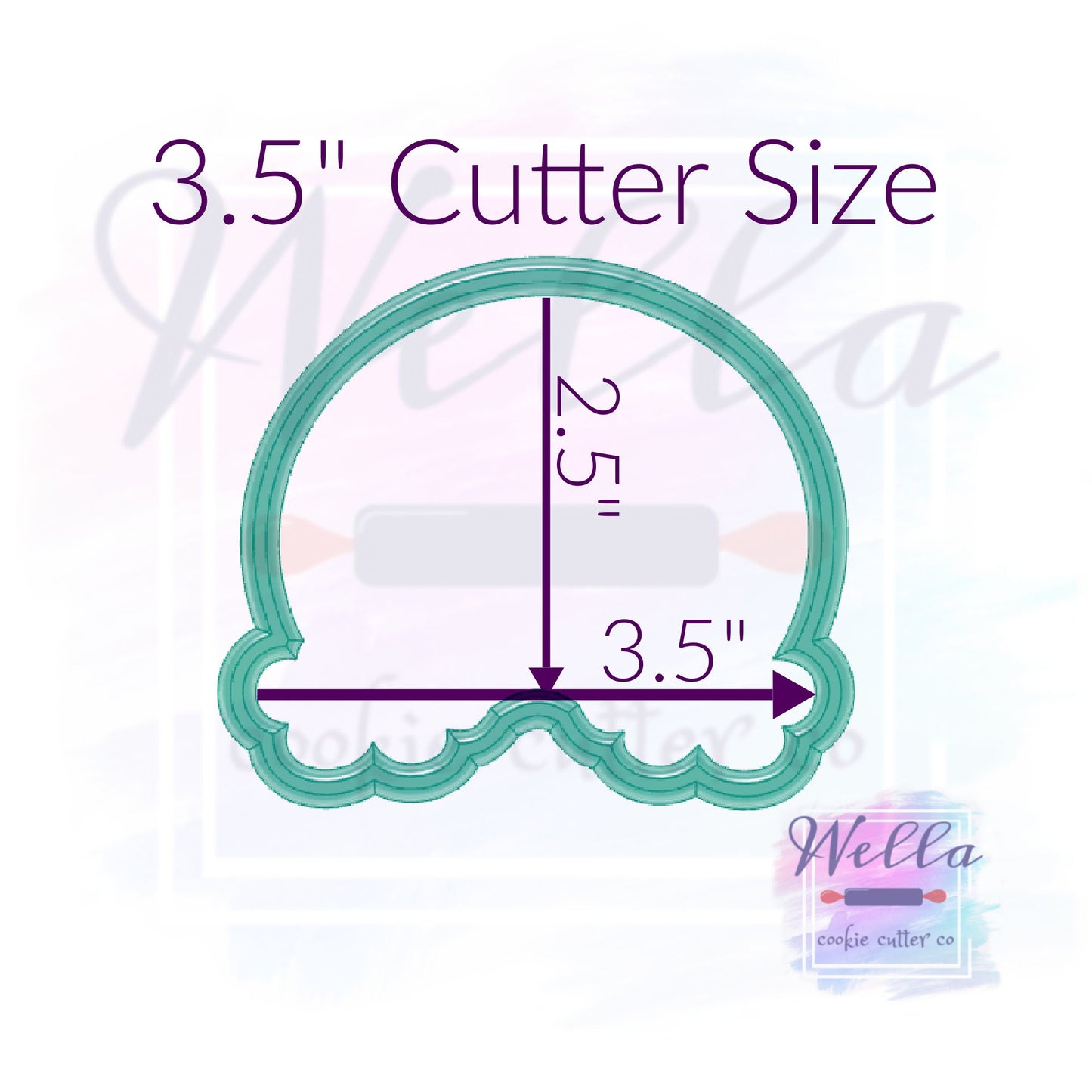Rainbow on Clouds Cookie Cutter, Rainbow Cookie Cutter, St Paddy's Day Cutter, Rainbow Baby Cookie Cutter
