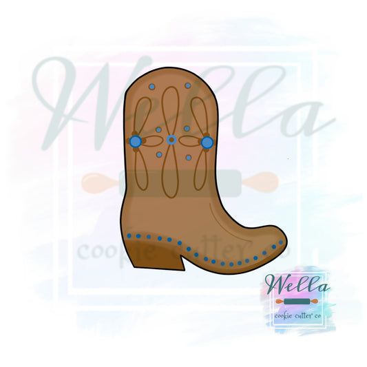Cowboy Boot Cookie Cutter, Cowgirl Boot Cookie Cutter, Western Cookie Cutter, Boot Cookie Cutter