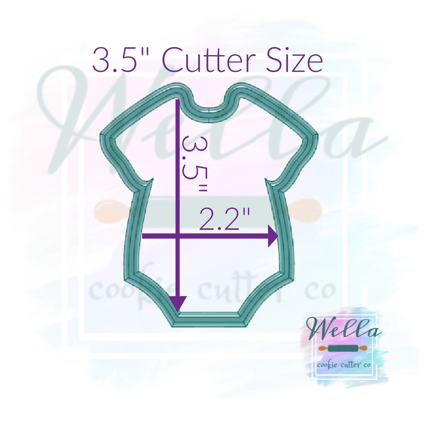 Baby Onesie Cookie Cutter, Baby Outfit Cookie Cutter