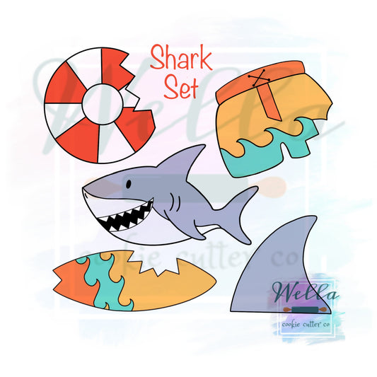 Shark Set Cookie Cutters