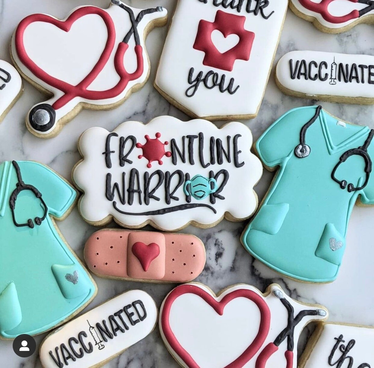Stethoscope Heart Cookie Cutter with Optional Stencil