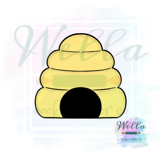 Bee Hive Cookie Cutter, Honey Bee Hive Cookie Cutter, Baby Shower Cookie Cutter, Sweet as can Bee Baby Shower