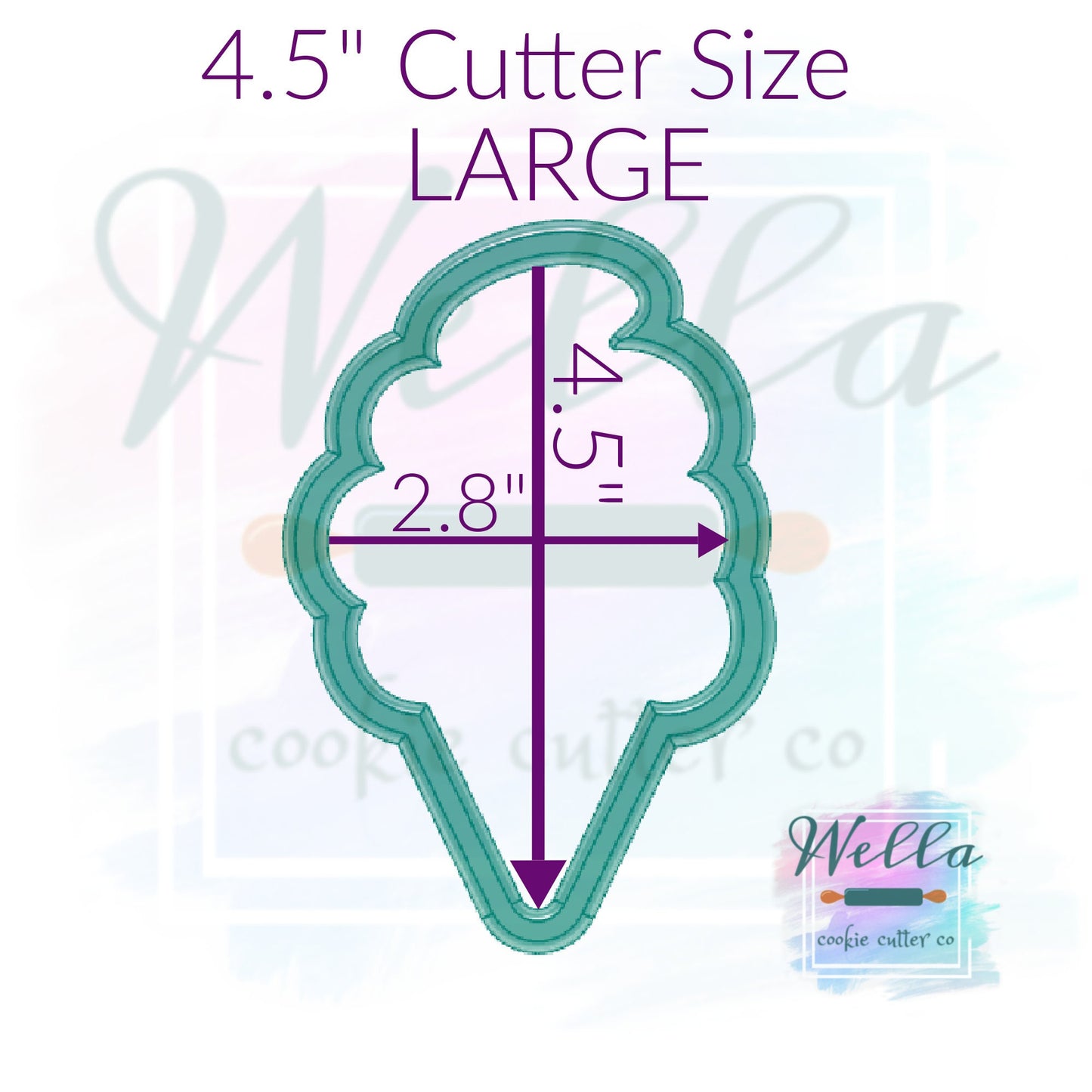 Cotton Candy Cookie Cutter, Candy Cookie Cutter, Summer Cookie Cutter