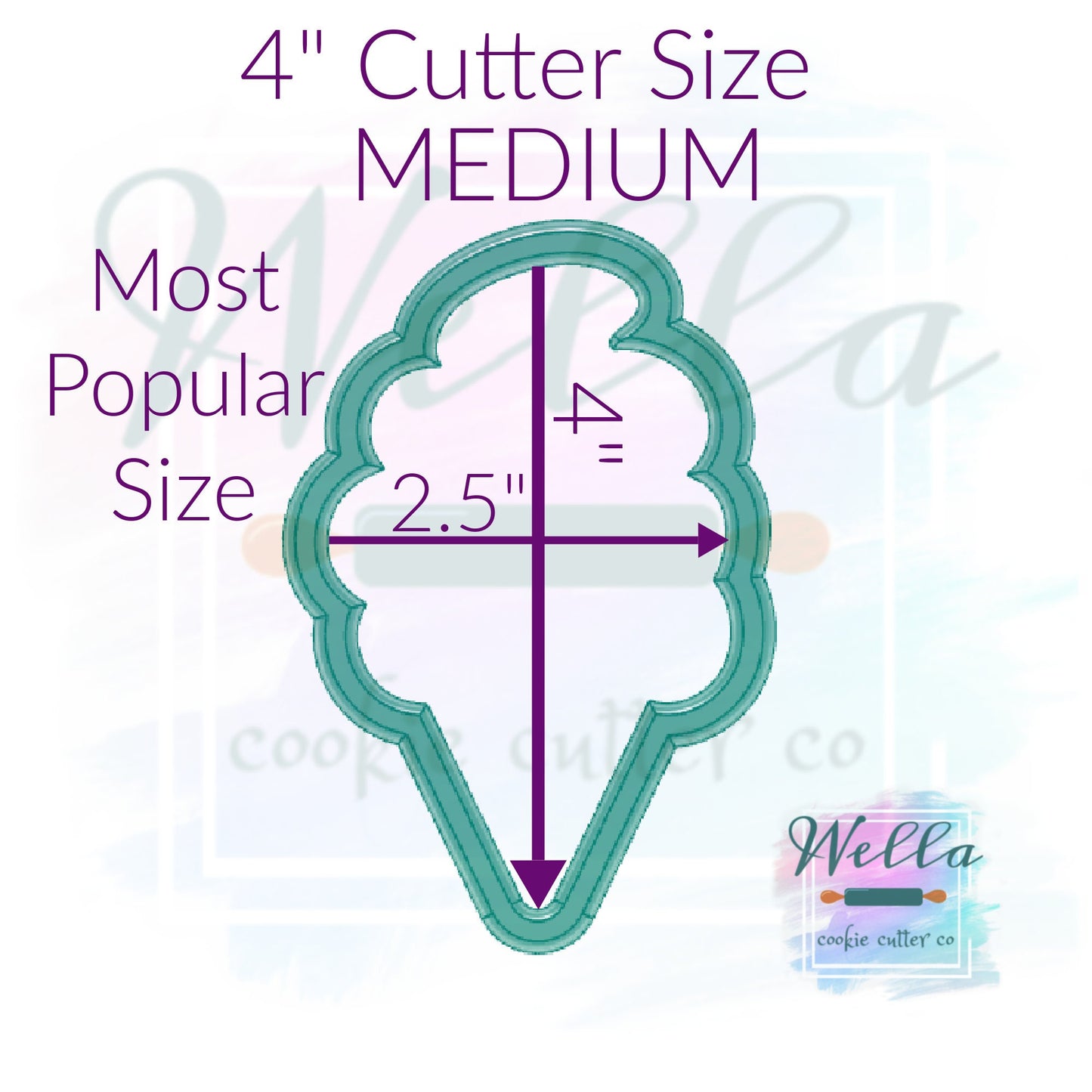 Cotton Candy Cookie Cutter, Candy Cookie Cutter, Summer Cookie Cutter