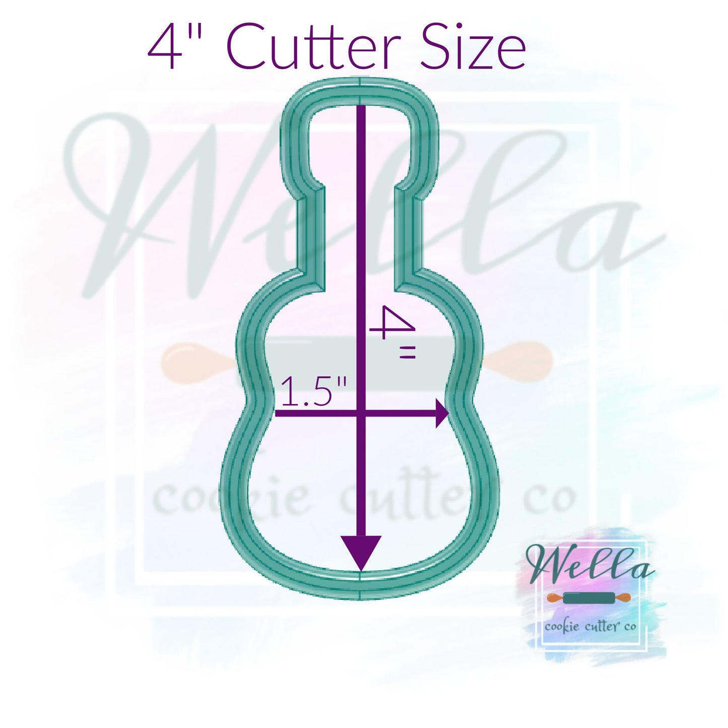 Acoustic Guitar Cookie Cutter