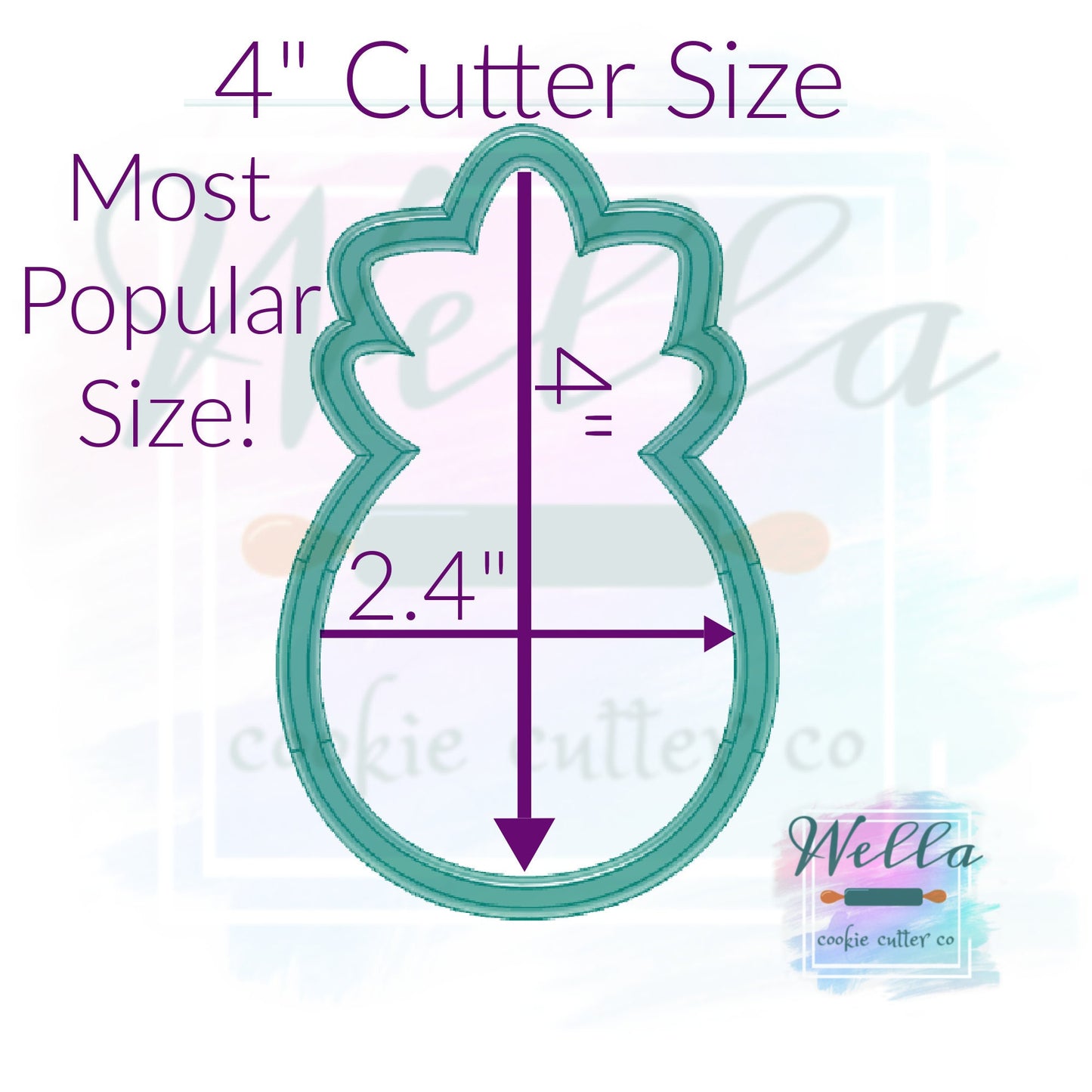 Pineapple Cookie Cutter