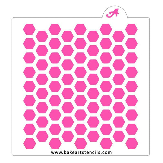 Honeycomb Pattern Stencil, Hexagon Pattern Stencil, Honeycomb Background Stencil, Bee Theme Stencil