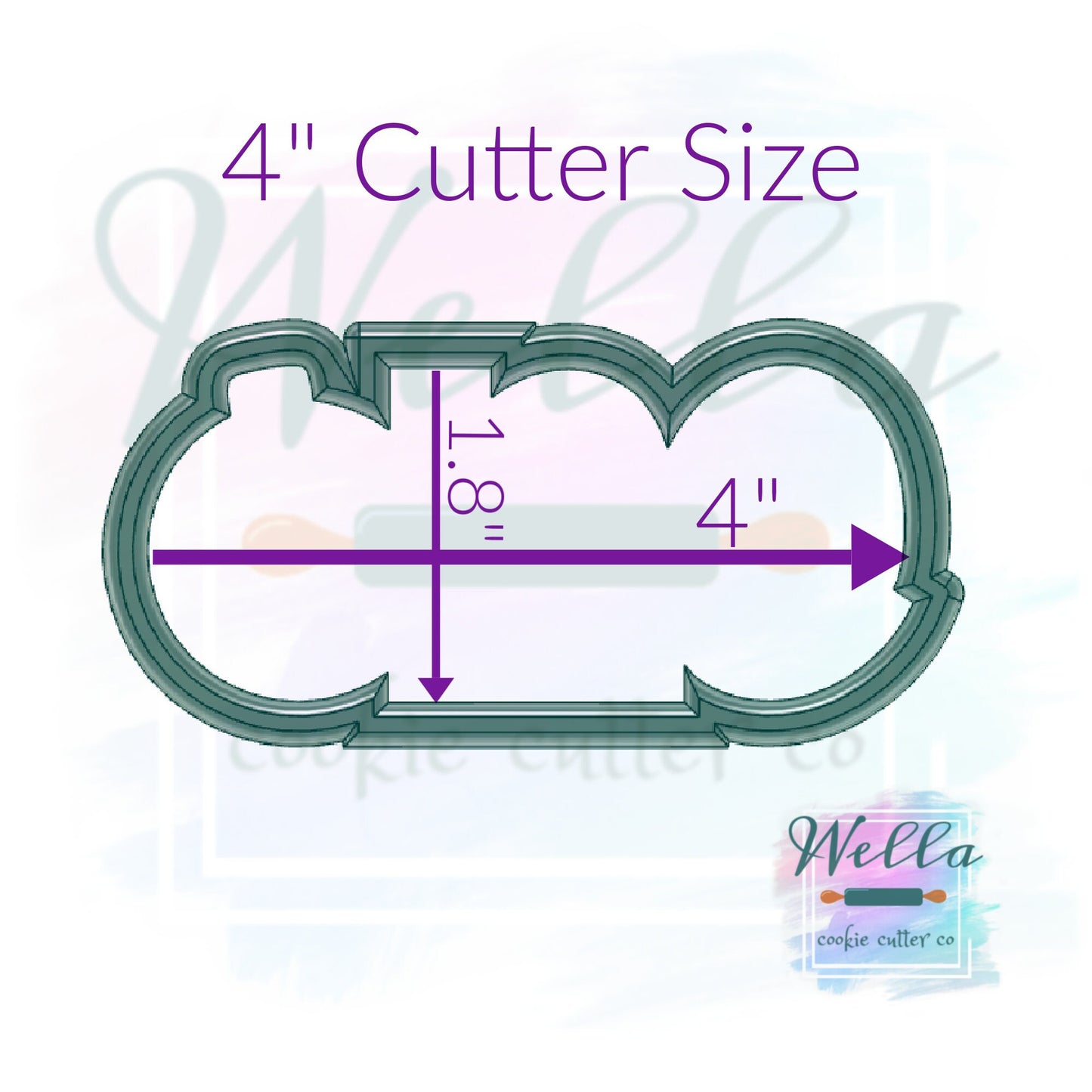 ONE with Bobber Fish Themed Cookie Cutter with Optional Stencil, ONE Cookie Cutter