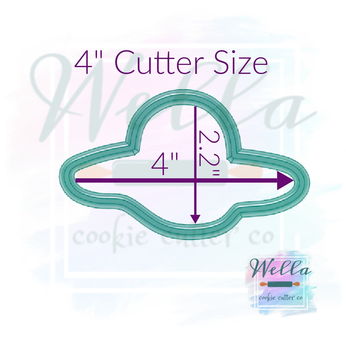 Beach Hat Cookie Cutter