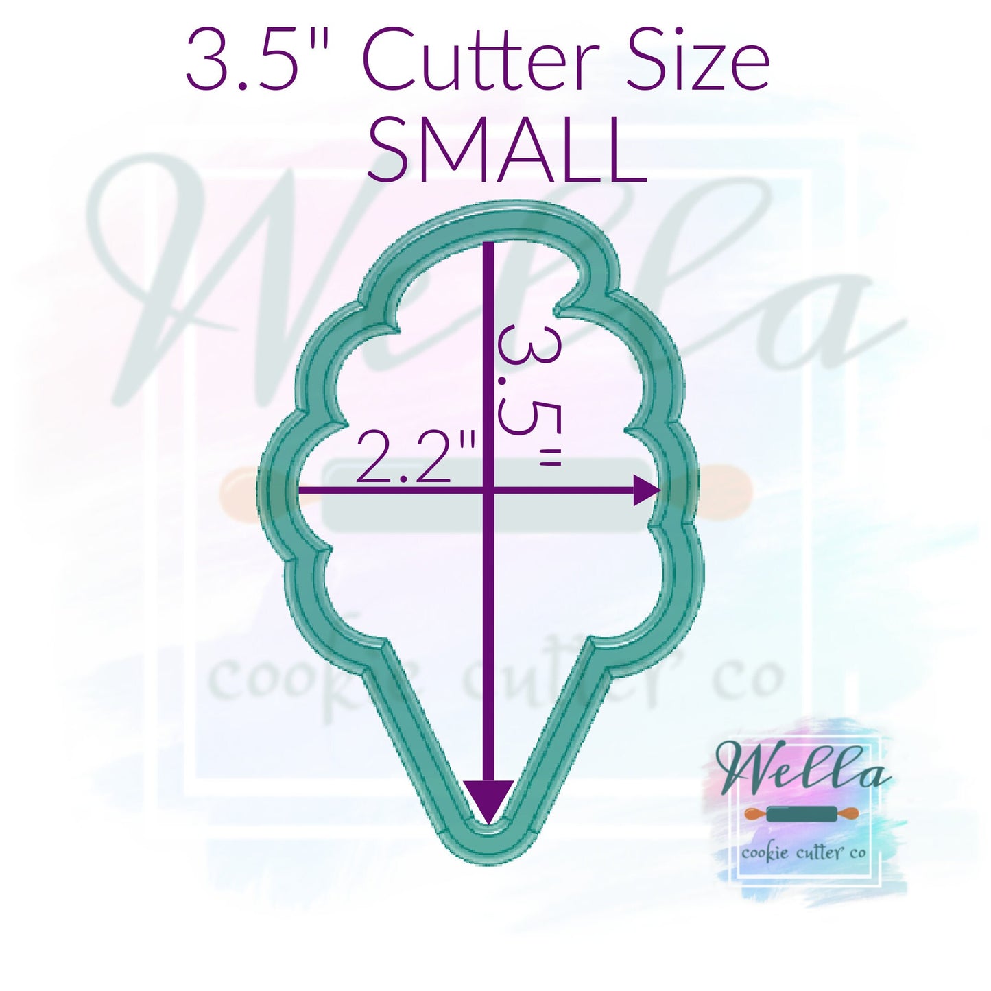 Cotton Candy Cookie Cutter, Candy Cookie Cutter, Summer Cookie Cutter