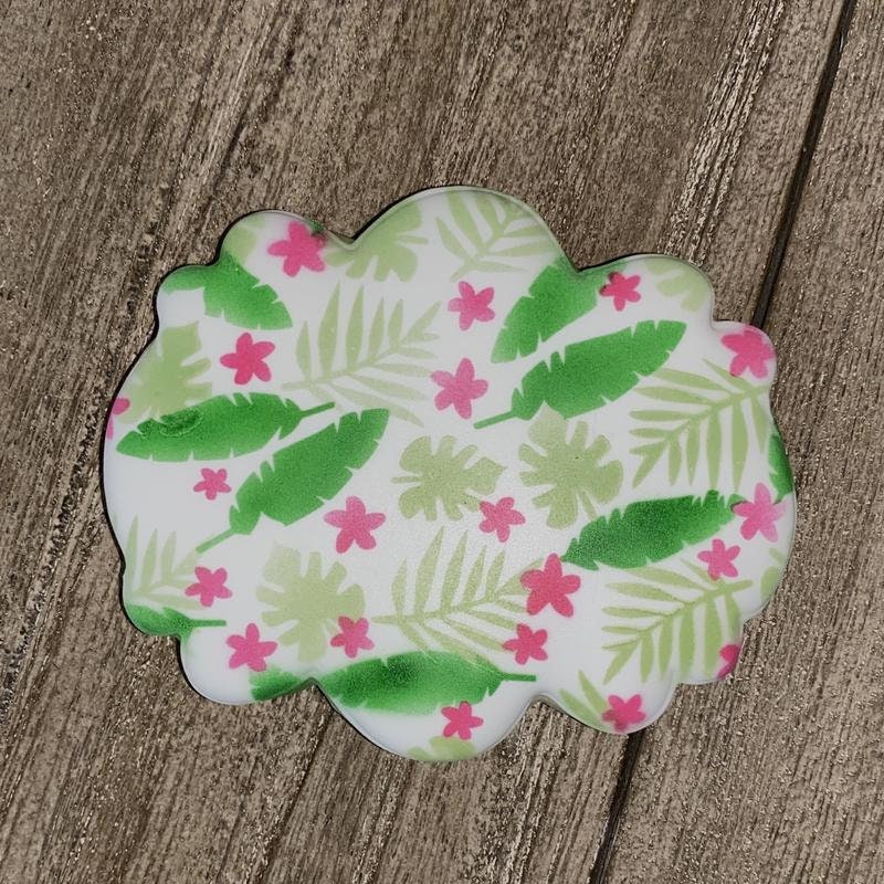 Jungle Burst 3 Piece Stencil Set, Jungle Leaves Background Stencil, Jungle Leaves Stencil, Tropical Leaves Stencil