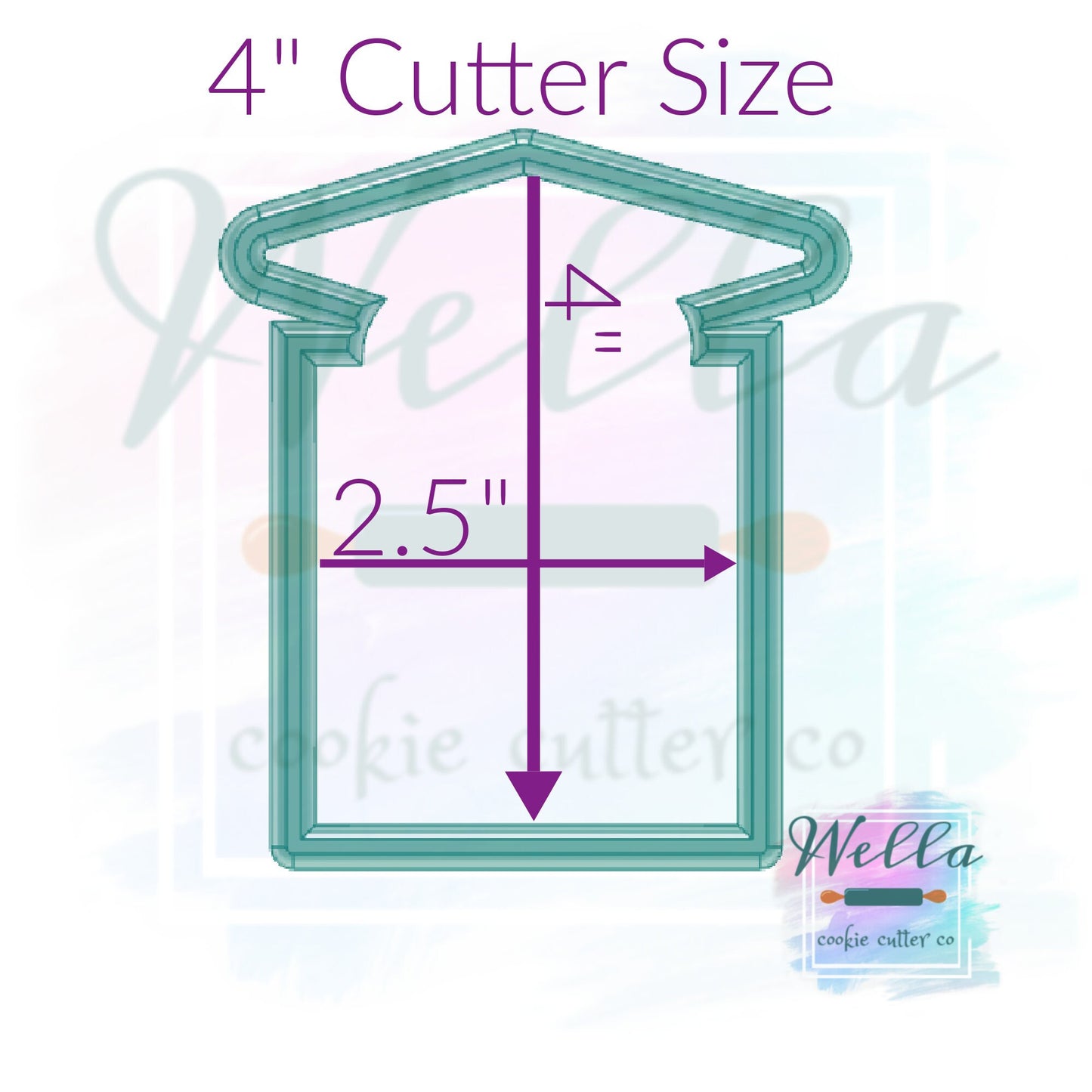Graduation Cap Plaque Cookie Cutter