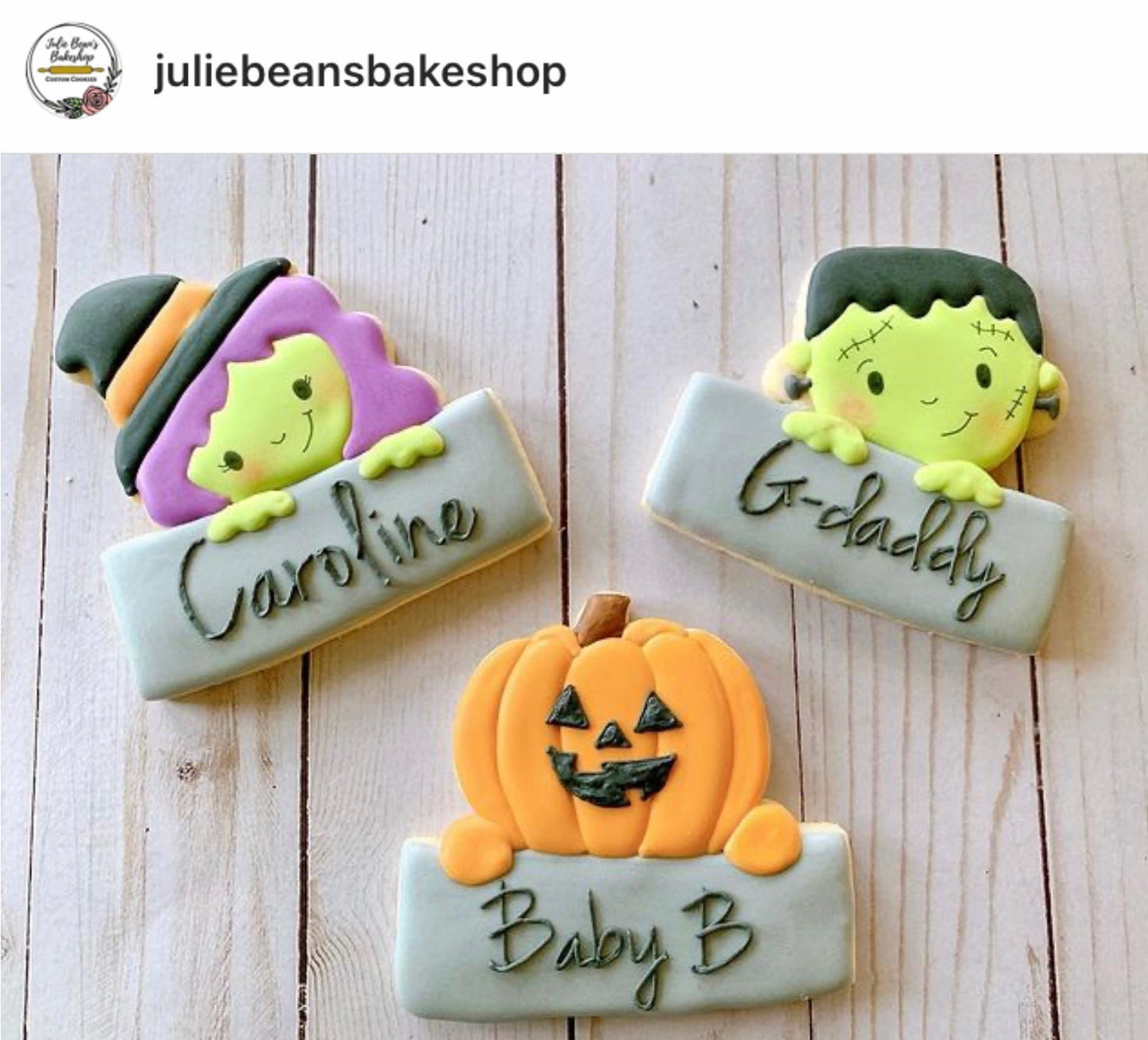 Pumpkin Name Plaque #1 Cookie Cutter, Halloween Cookie Cutter, Halloween Name Plaque Cutter