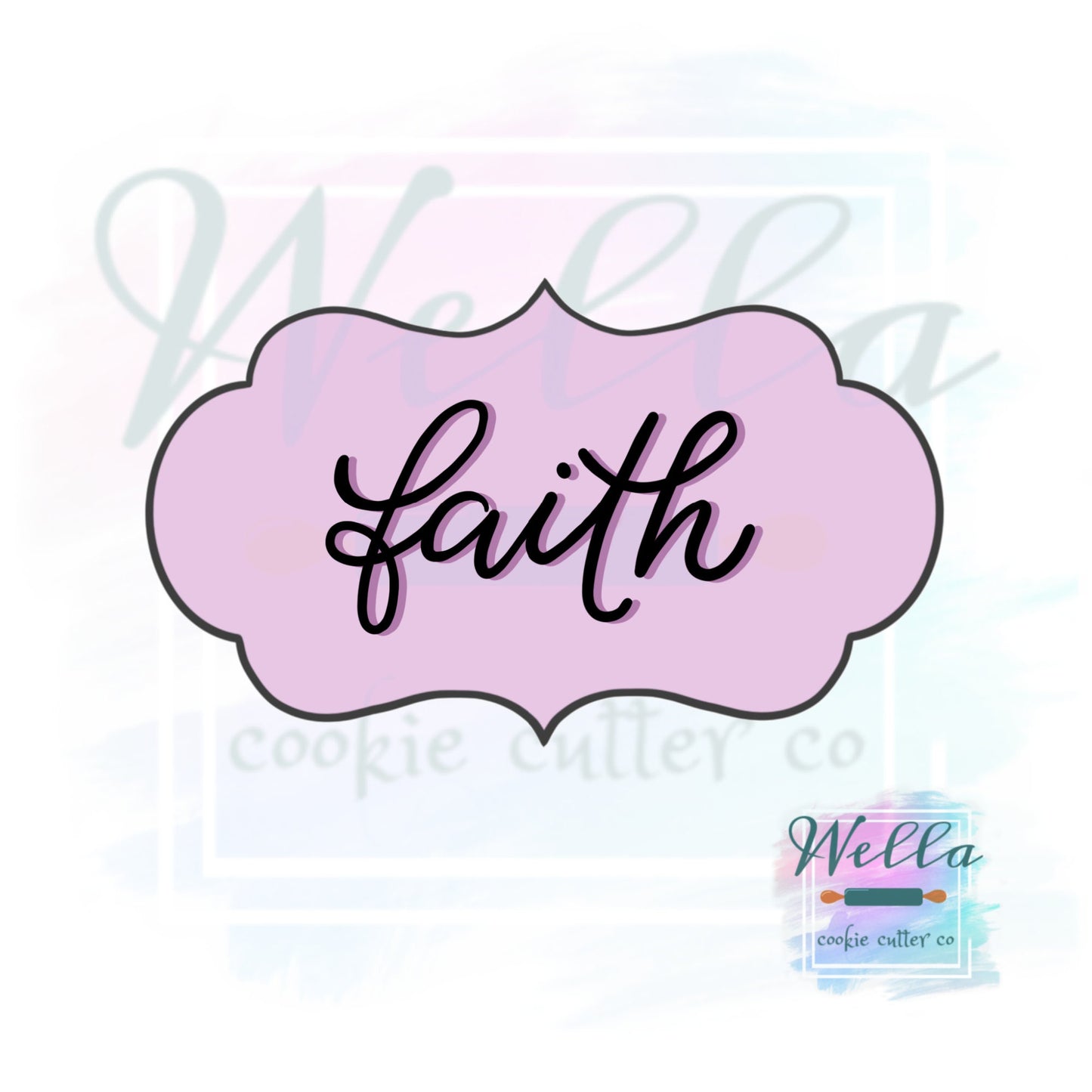 Plaque Faith Cookie Cutter
