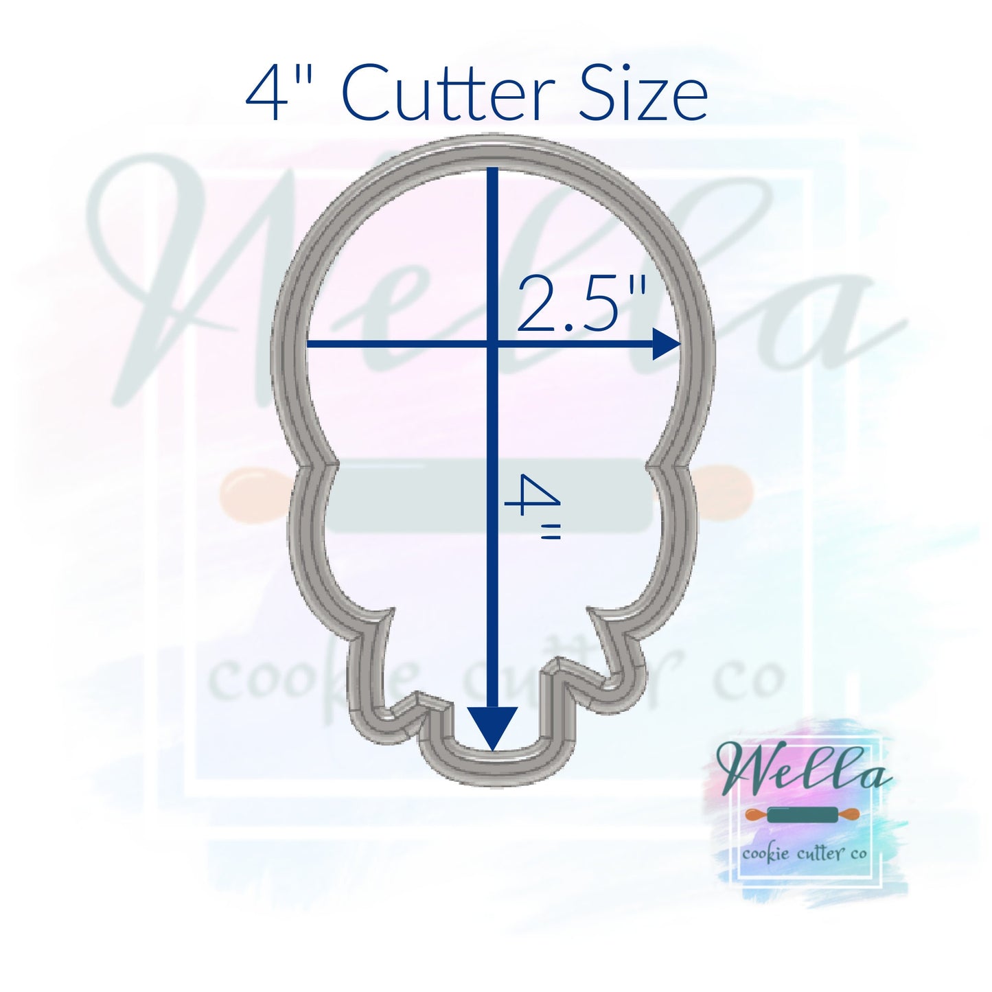 Lollipop with Bow Cookie Cutter