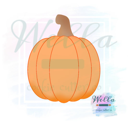 Pumpkin Round #1 Cookie Cutter, Fall Cookie Cutter, Pumpkin Cookie Cutter, Autumn Cookie Cutter