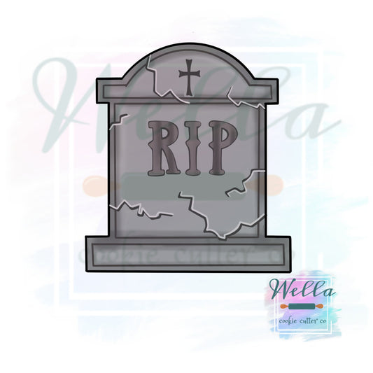 Tombstone Cookie Cutter, Gravestone Cookie Cutter, RIP Cookie Cutter, Halloween Cookie Cutter